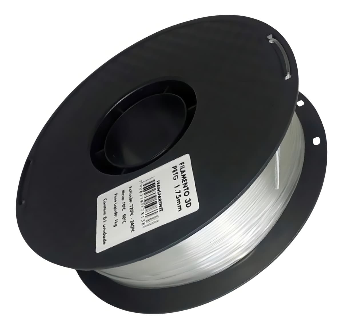 Filamento PETG 3D Masterprint em uso