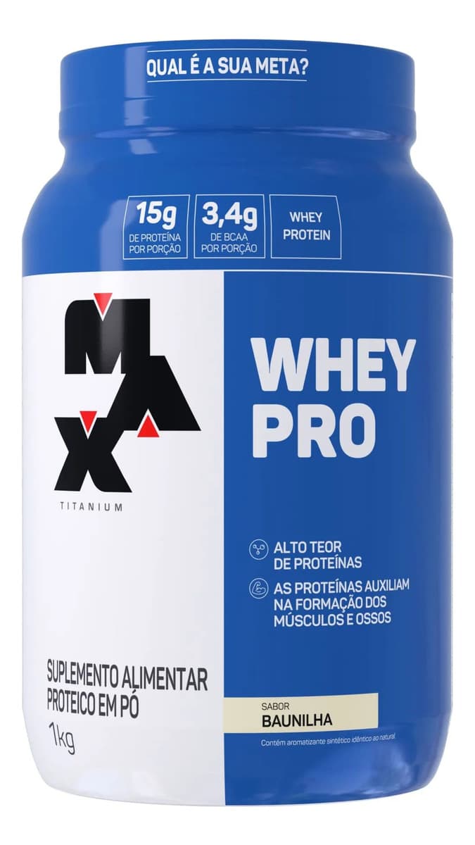 Desvende o Segredo: Por Que o Whey Pro Max Titanium de Baunilha Virou o Queridinho da Galera Fitness!