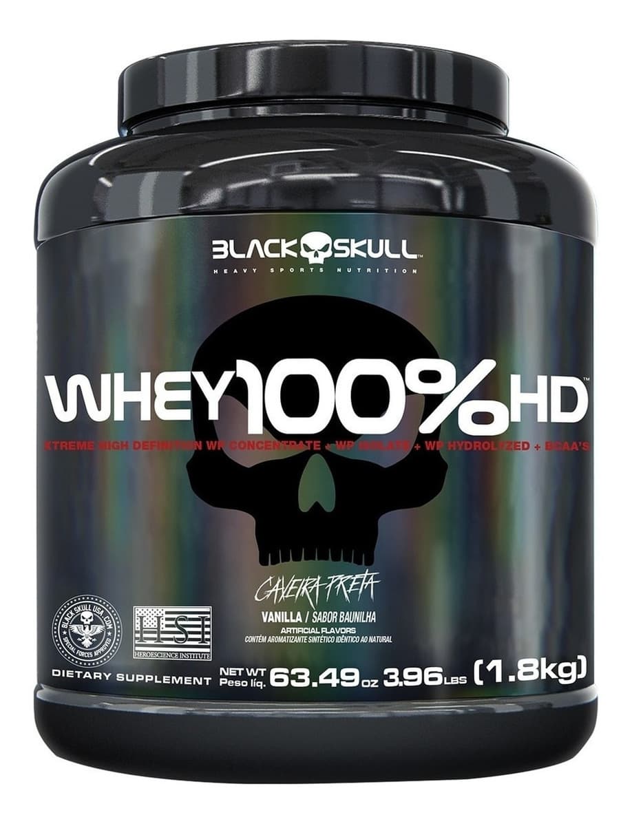 Cansado de Whey que não entrega? Descubra por que o Black Skull HD de Baunilha está virando febre nas academias!