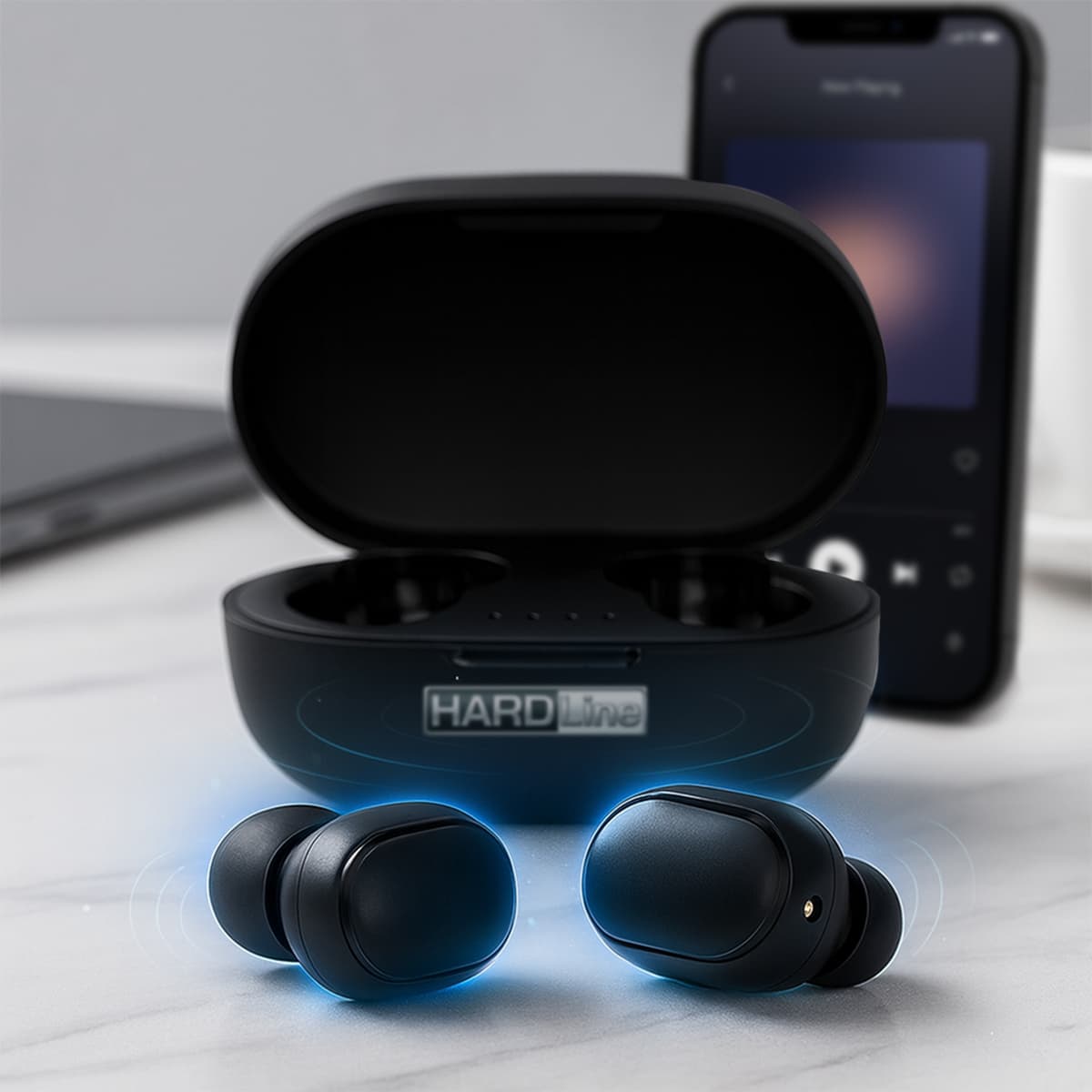 Fone de Ouvido Bluetooth Sem Fio Tws Hardline