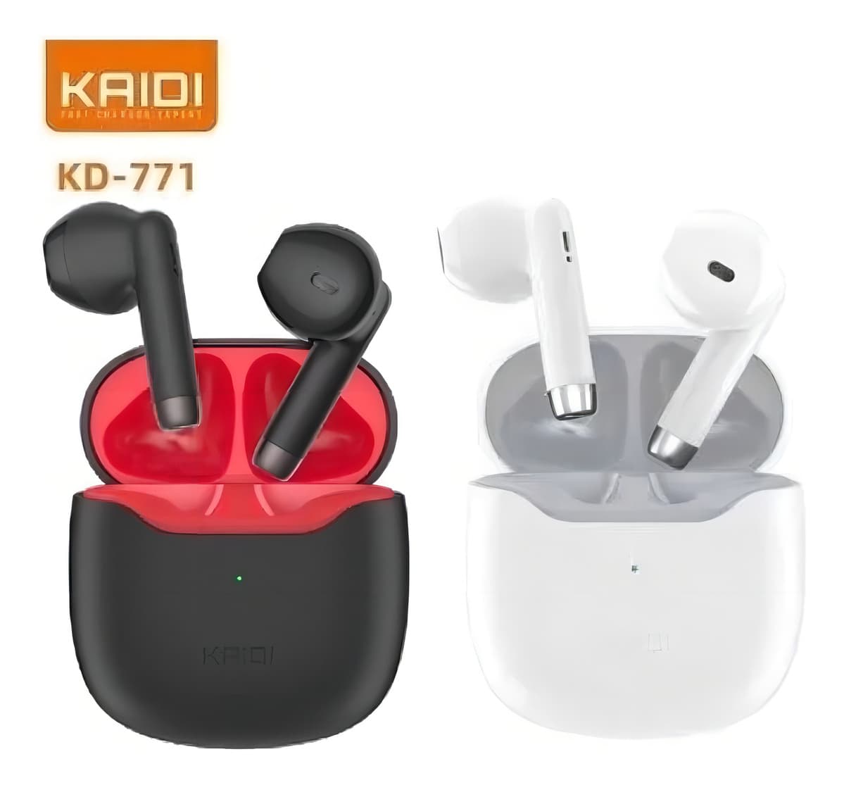 Fone de Ouvido Sem Fio TWS Bluetooth 5.1 Kaidi KD771 com estojo de carregamento