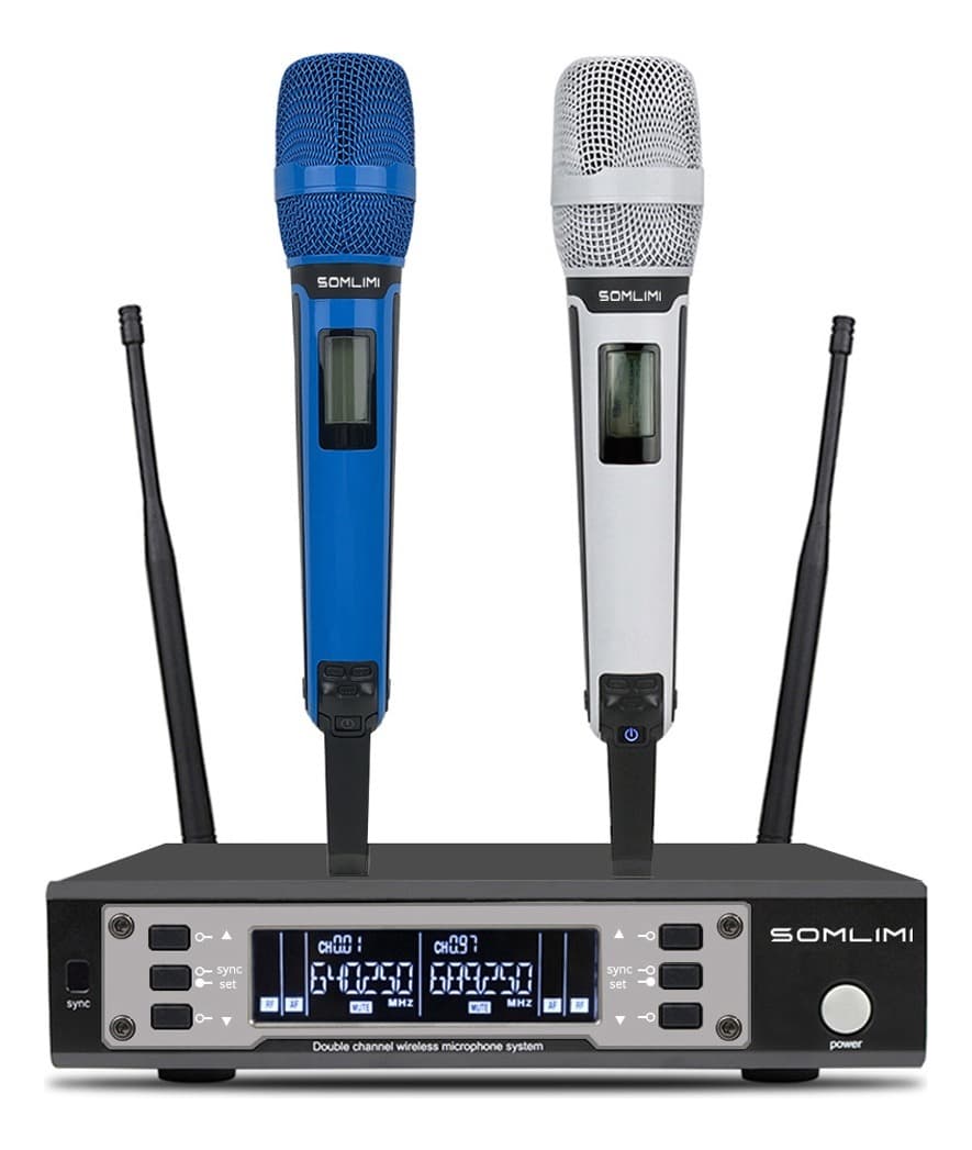 Microfone Sem Fio Somlimi EW135G4